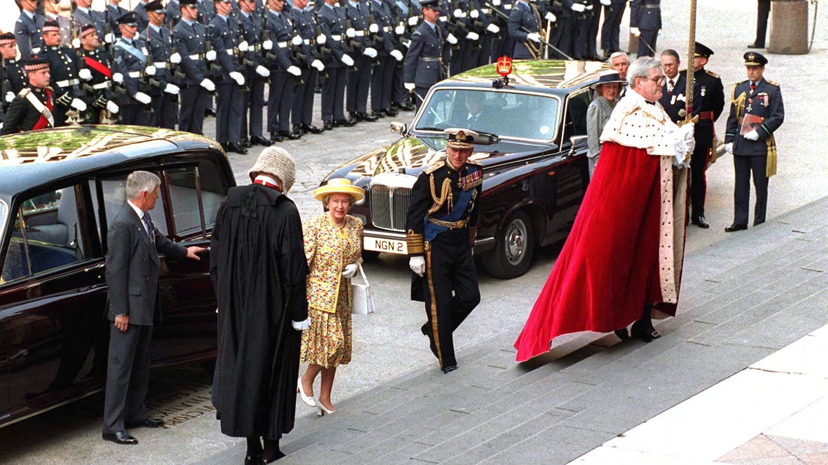 a photo of Queen Elizabeth with Fellowes