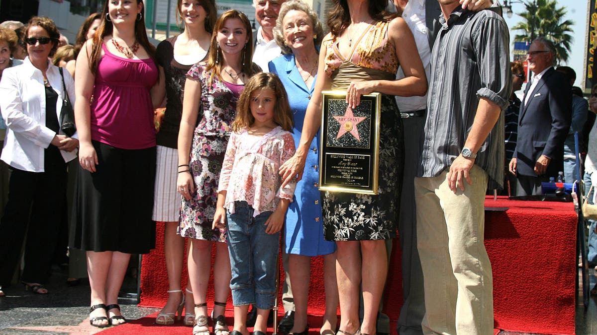 vince gill, amy grant and their kids at her hollywood walk of fame ceremony