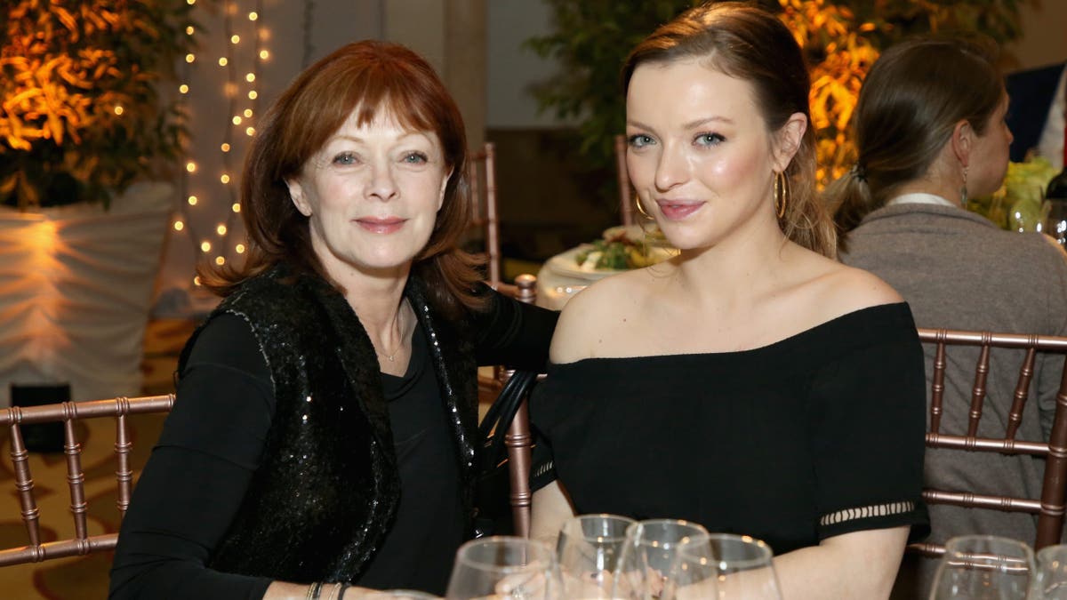 frances fisher with daughter francesca