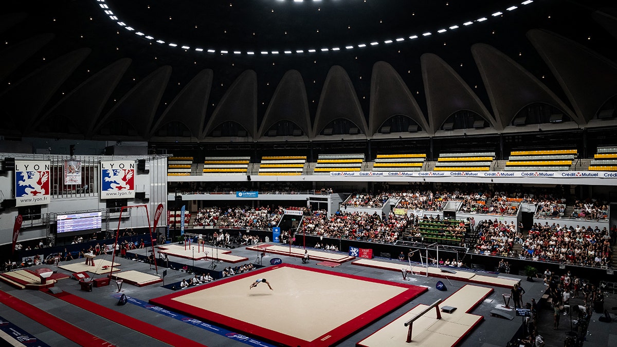 General view of gymnastics arena