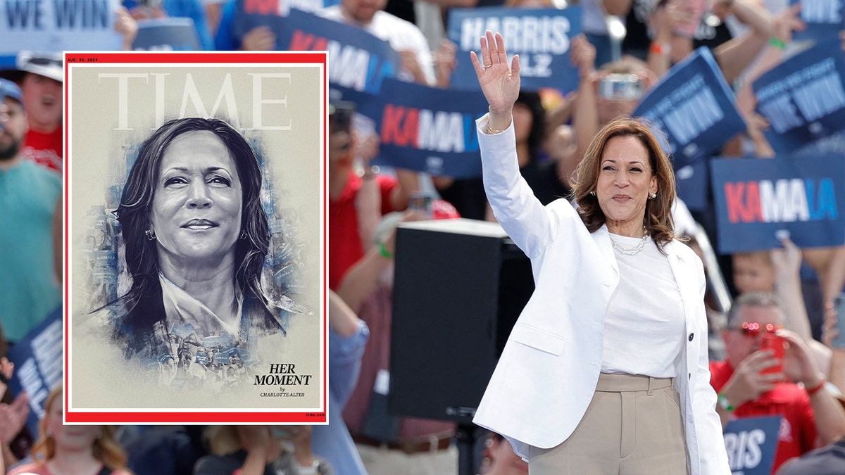 La vicepresidenta Harris, portada de la revista Time