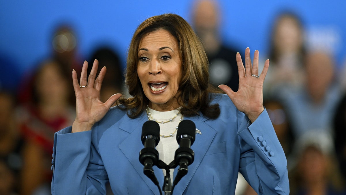 Primer plano de Kamala Harris