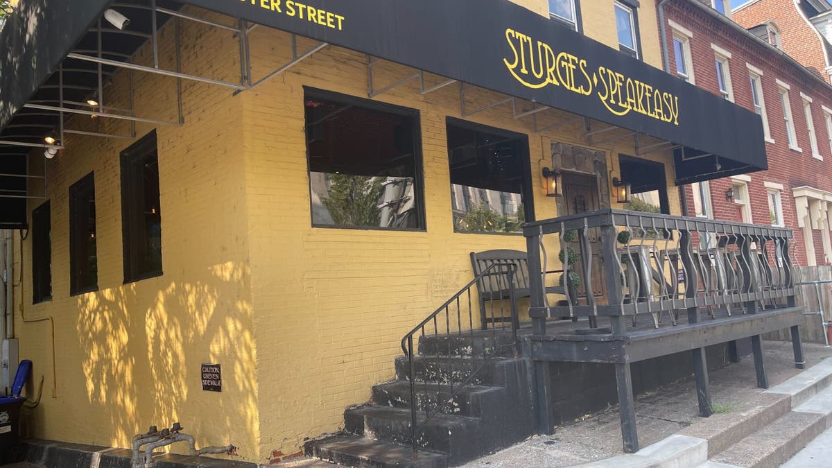 Before the rally, I met some Democrats at Sturges Speakeasy.