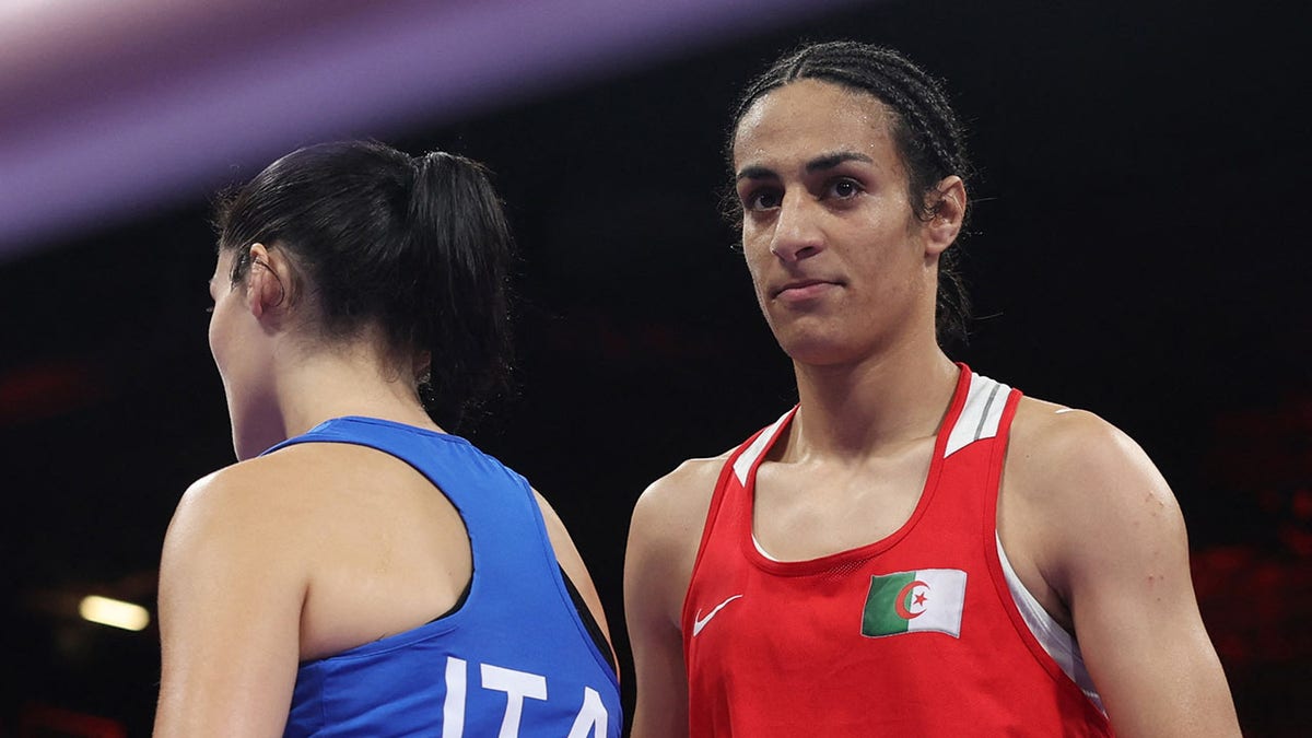 Imane Khelf en el ring