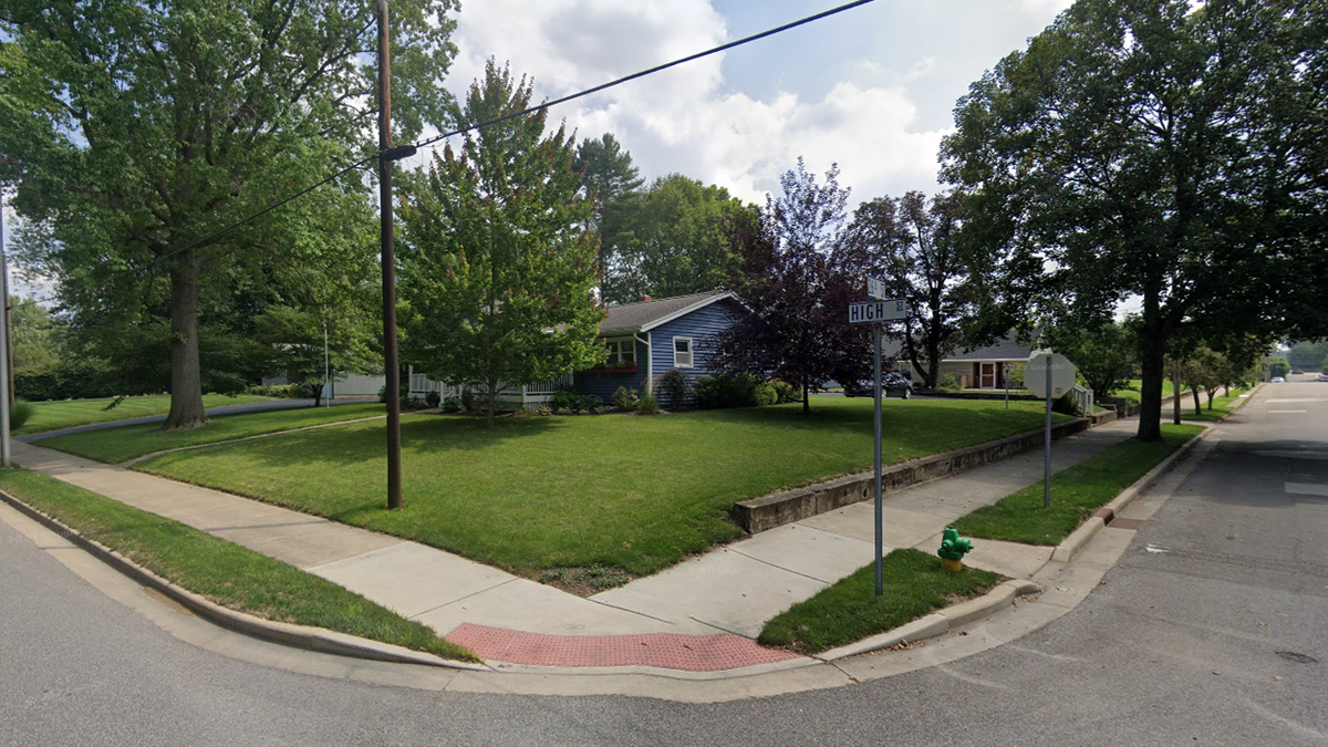 Street view near where freak pool accident happened