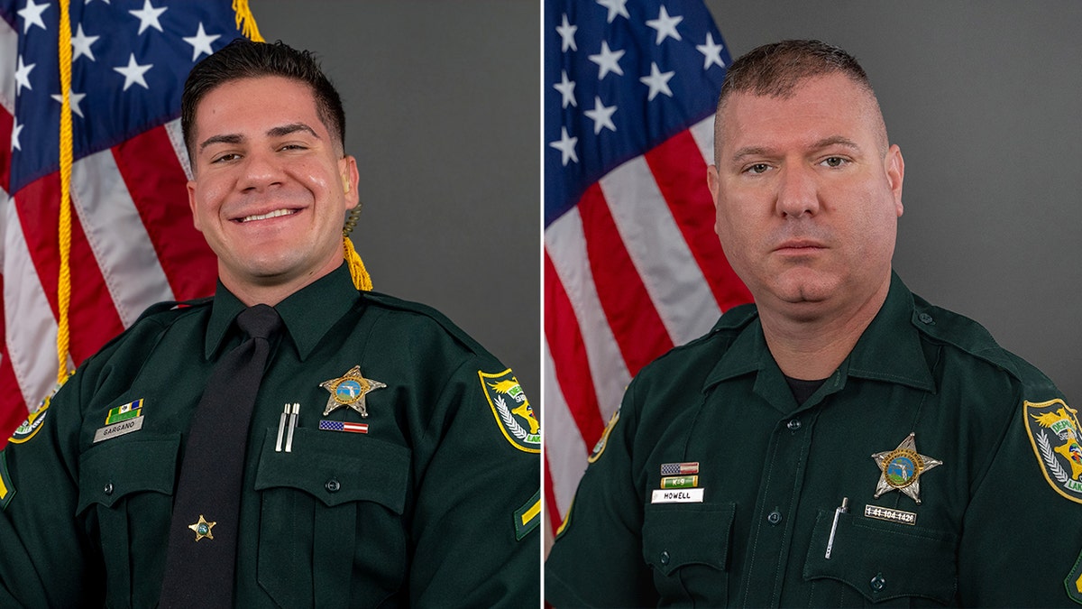 Deputy First Class Stefano Gargano, left, Master Deputy Sheriff Harold Howell, right