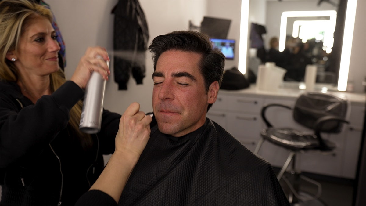 Fans can even see Jesse Watters get prepared for "The Five."