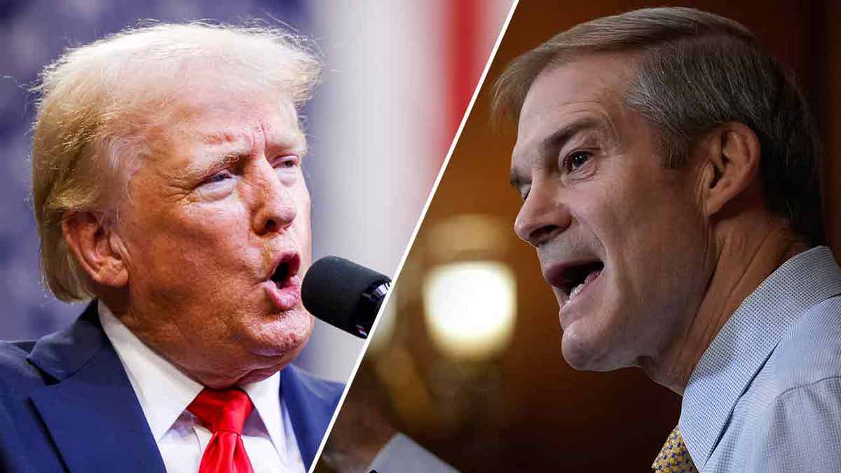 Mantan Presiden Donald J. Trump dan Perwakilan Jim Jordan