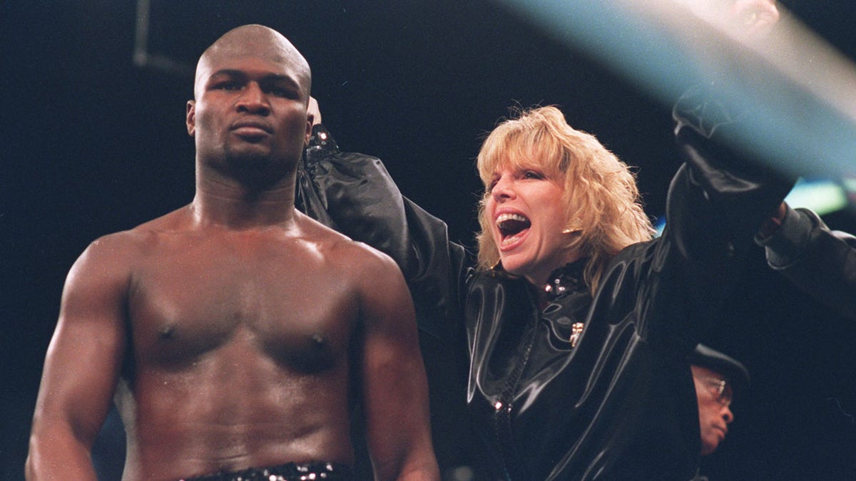 Jackie Kallen appears with then boxer James Toney