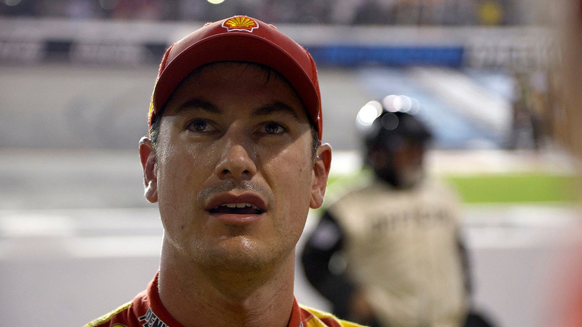 Joey Logano cools off