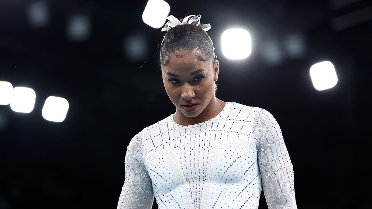 Jordan Chiles during the floor exercise