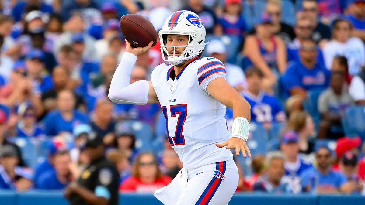 Josh Allen en acción