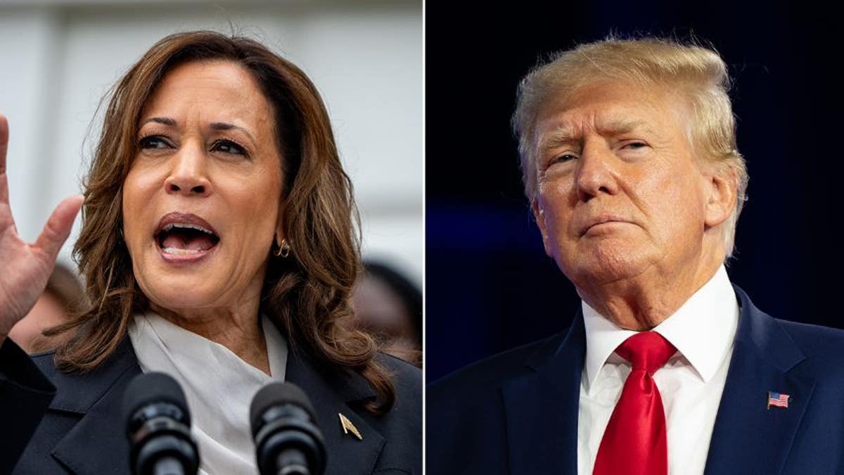 Kamala Harris e Trump se separam