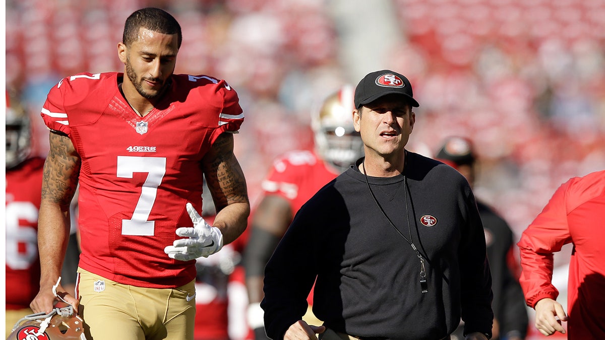 Kaepernick and Harbaugh leave