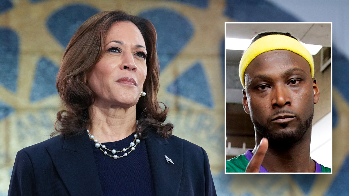 Kamala Harris and Kwame Brown