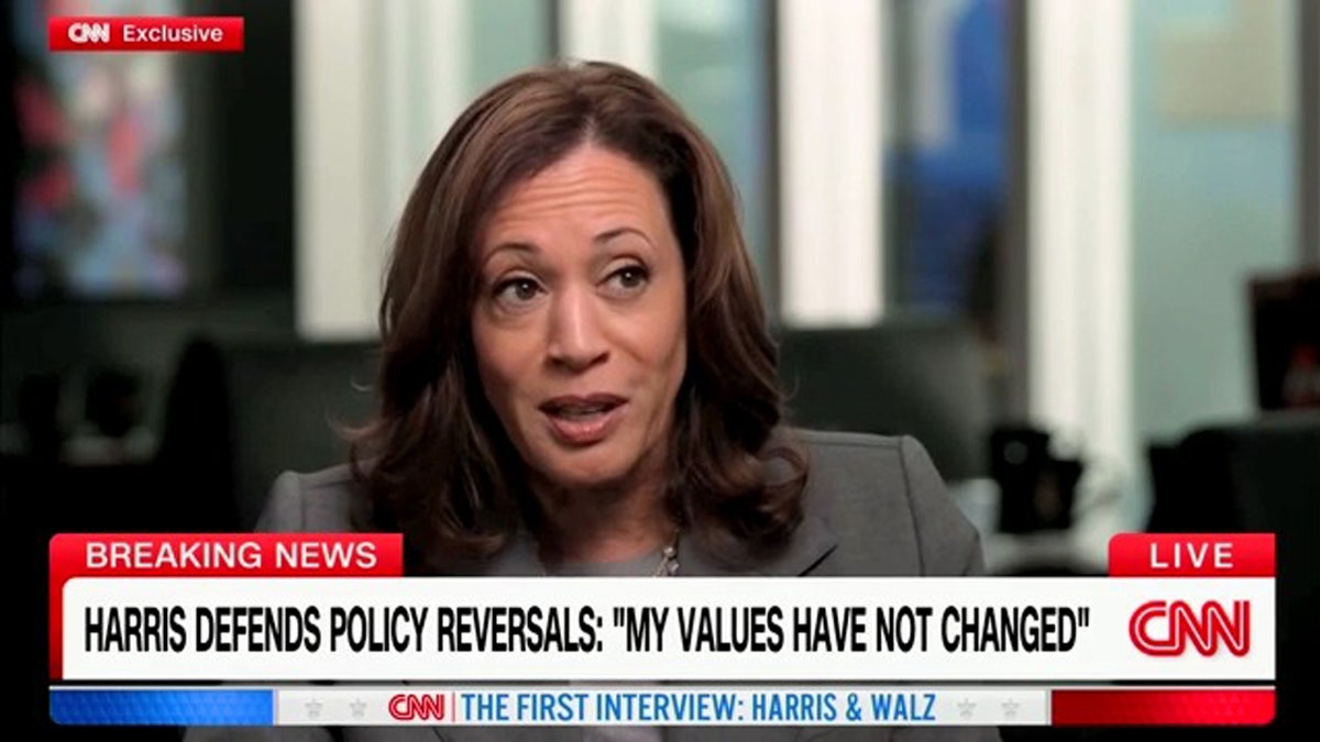 Entrevista com Kamala Harris na CNN