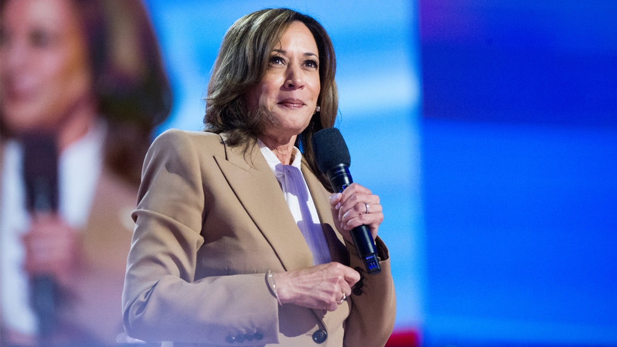 Kamala Harris en el DNC