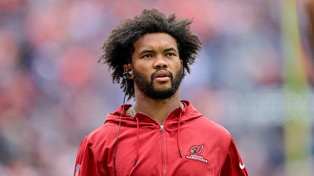 Kyler Murray watches in the wild