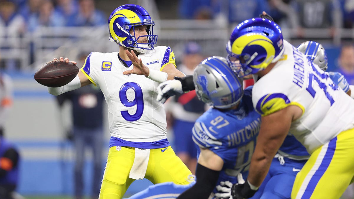 Matthew Stafford en acción