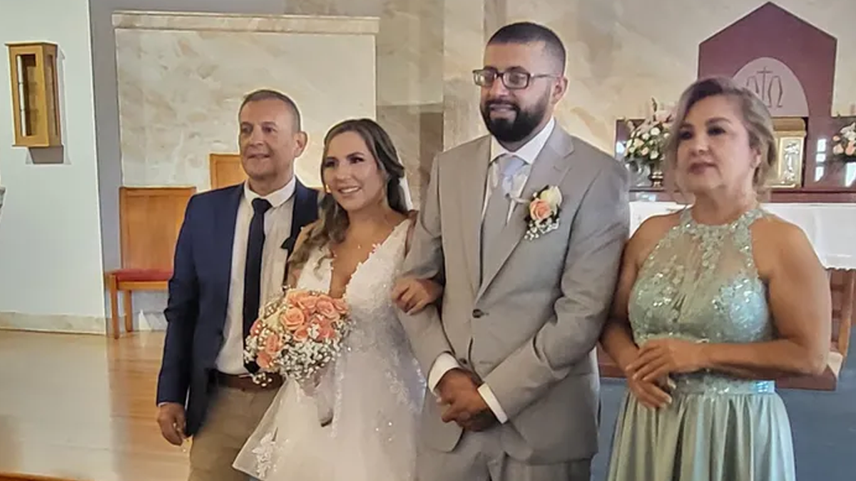 Rubén Rodríguez y Juliana Rodríguez-Plata celebran su boda