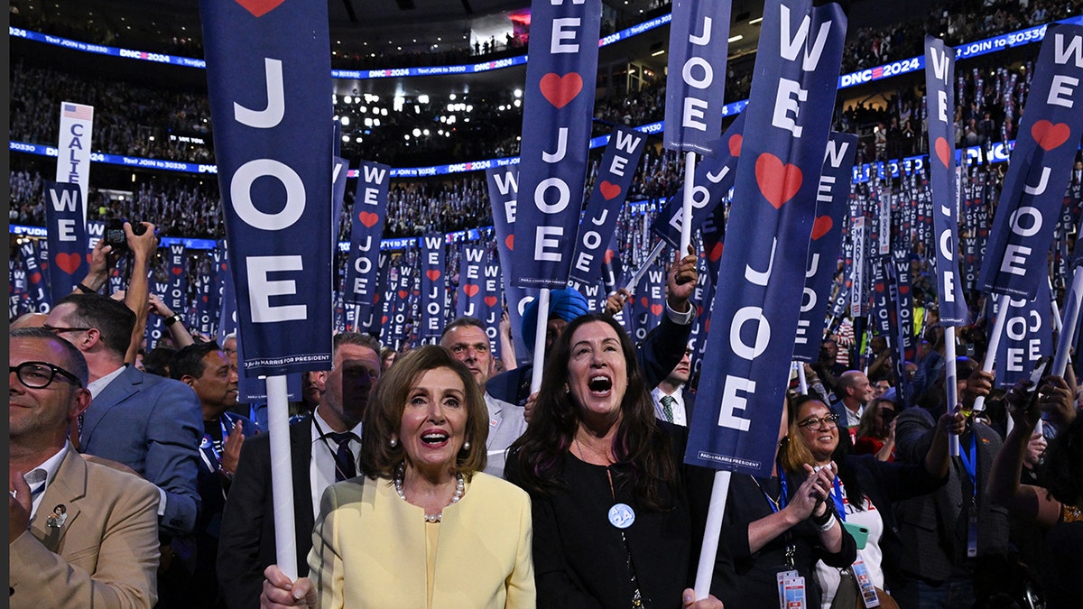 Nancy Pelosi at the DNC