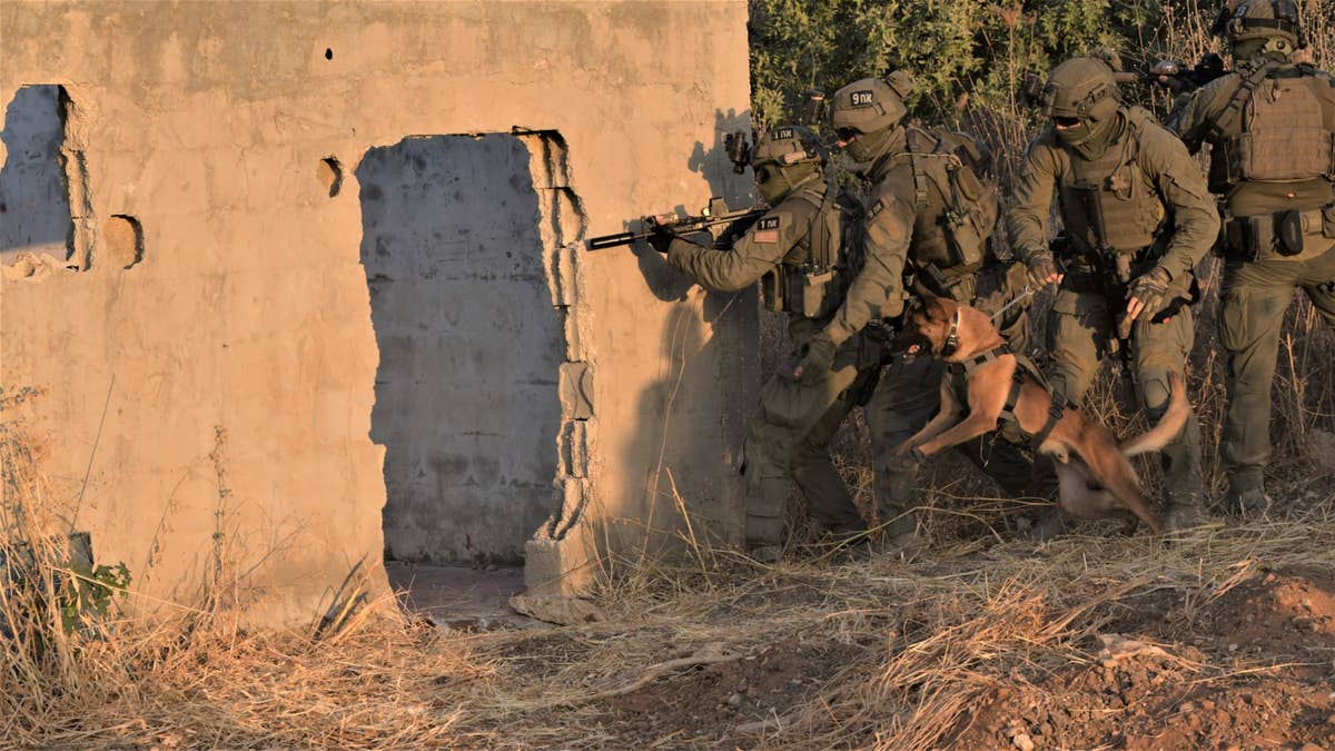 Unidad antiterrorista Yamam en acción en algún lugar de Israel. 