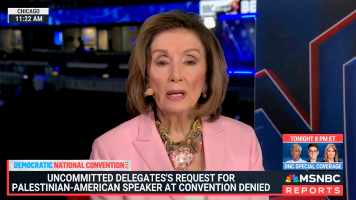 Pelosi on MSNBC