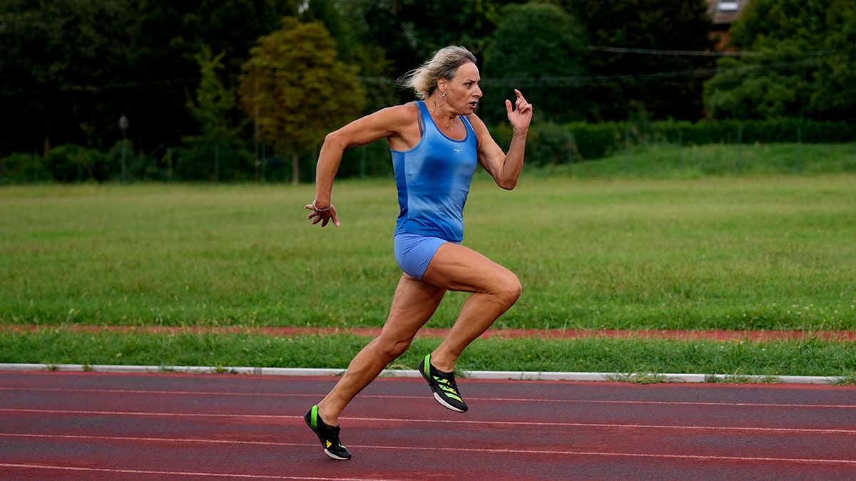 Valentina Petrillo entrena