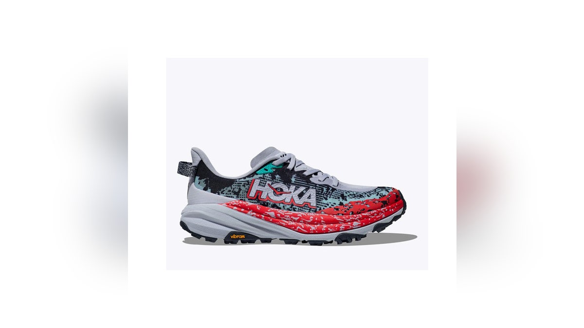 Run anywhere, including trails with these Hoka sneakers.?