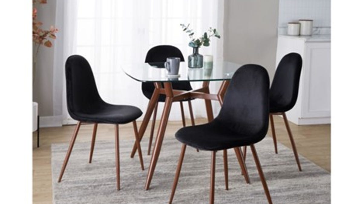 Give your home a model feel with this small dining table.