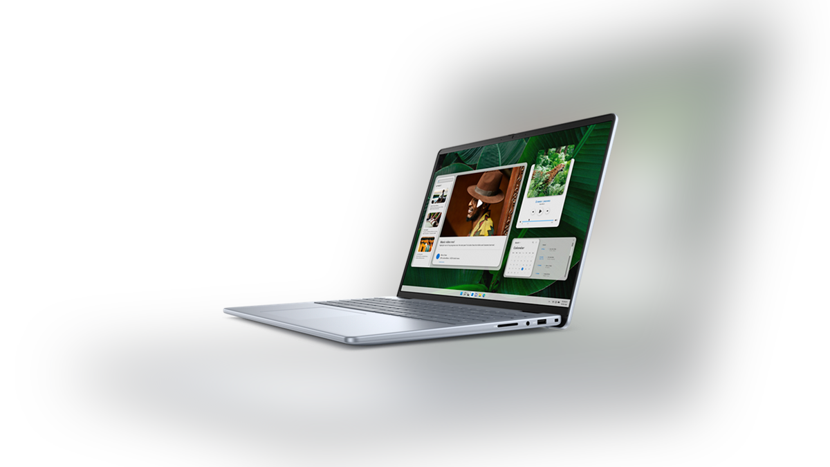 You get 16 inches of crystal clear screen with the Inspiron 16. 