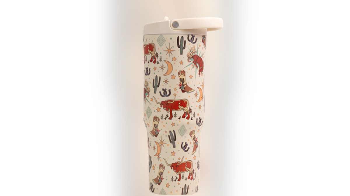 Get a water bottle in fun prints. 