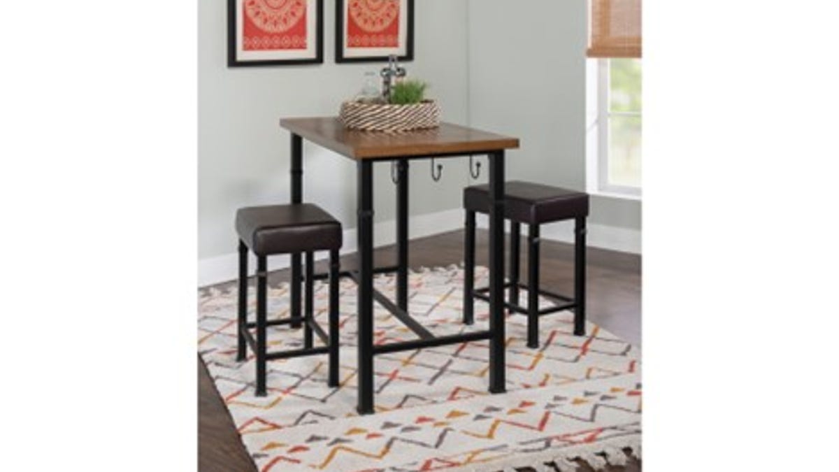 A cute bar table for small spaces.