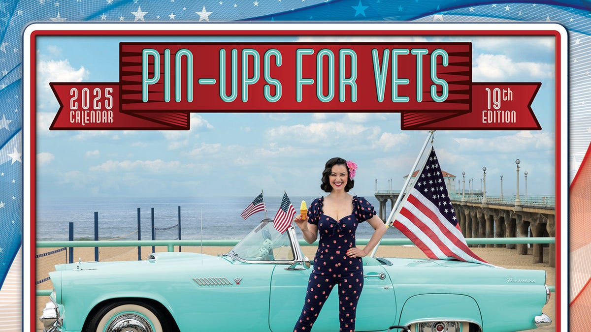 Pin-Ups for Vets calendar cover