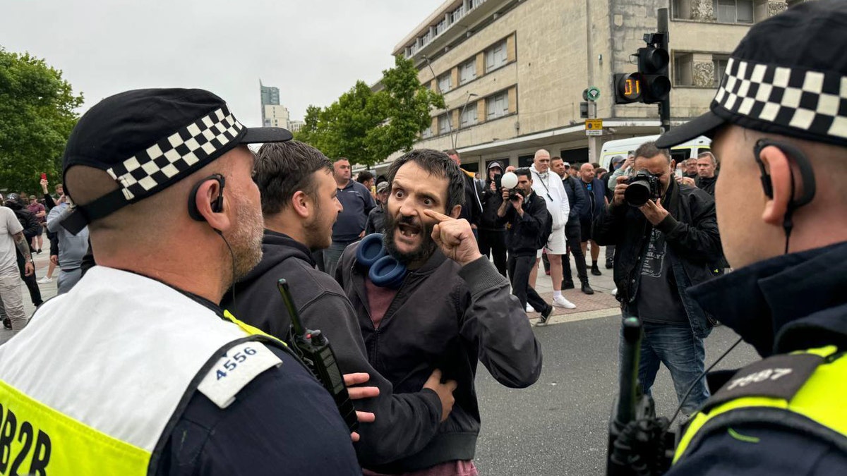 Plymouth Reino Unido protestas