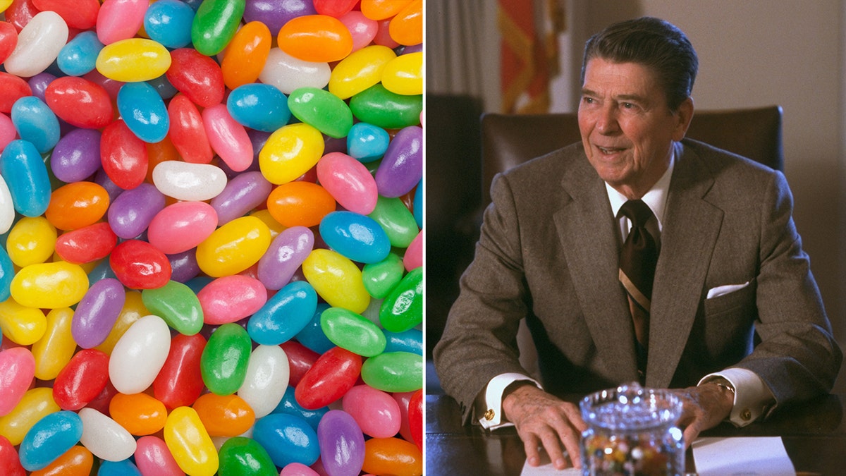 A menudo se encontraba un tarro de gominolas cerca del presidente Ronald Reagan durante su mandato.