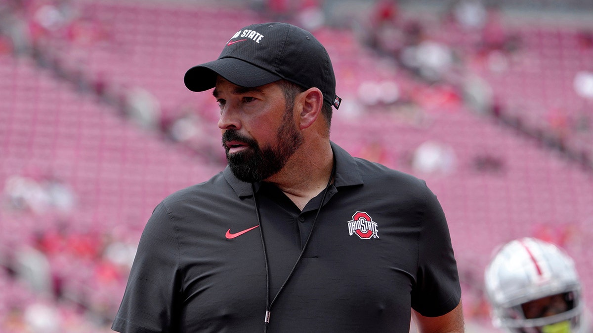 Ryan Day looks at the field