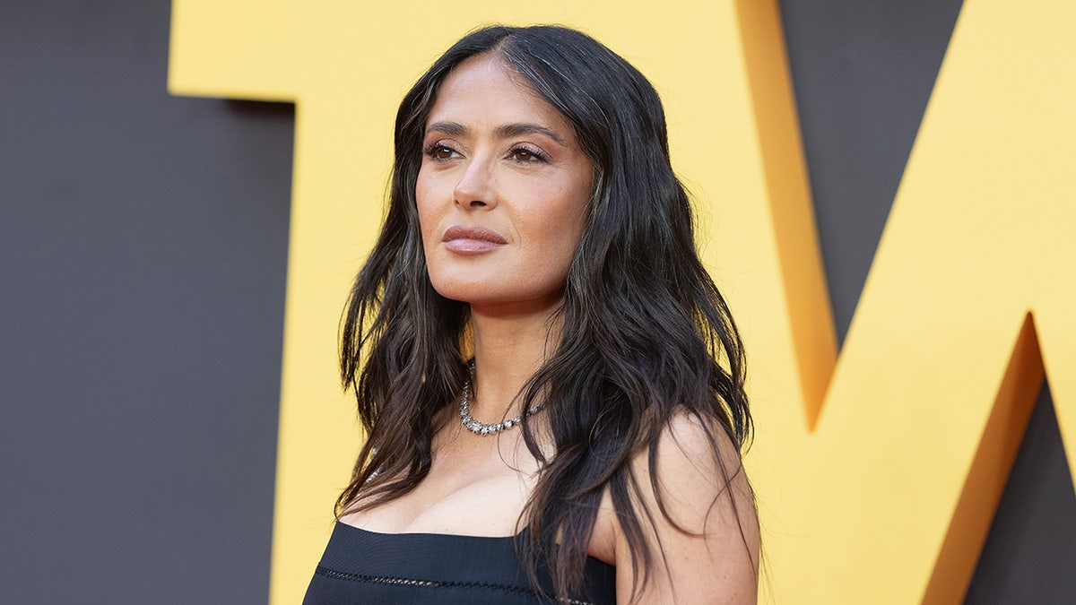 Close-up of Salma Hayek