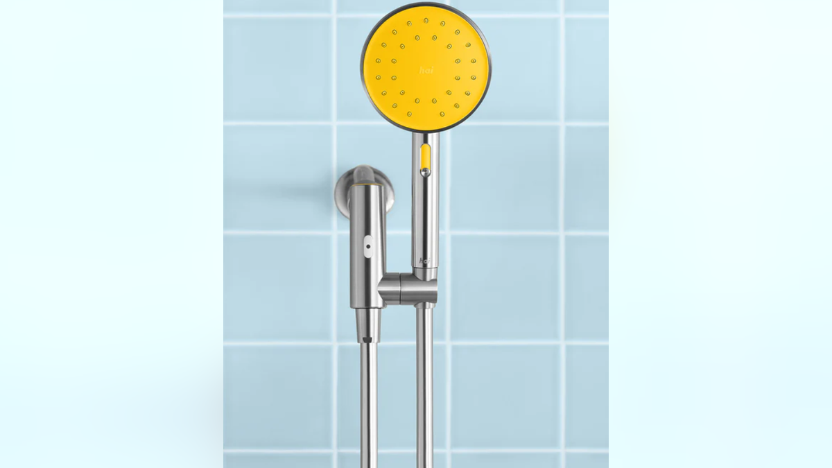 A smart showerhead helps you unwind after a long day.?