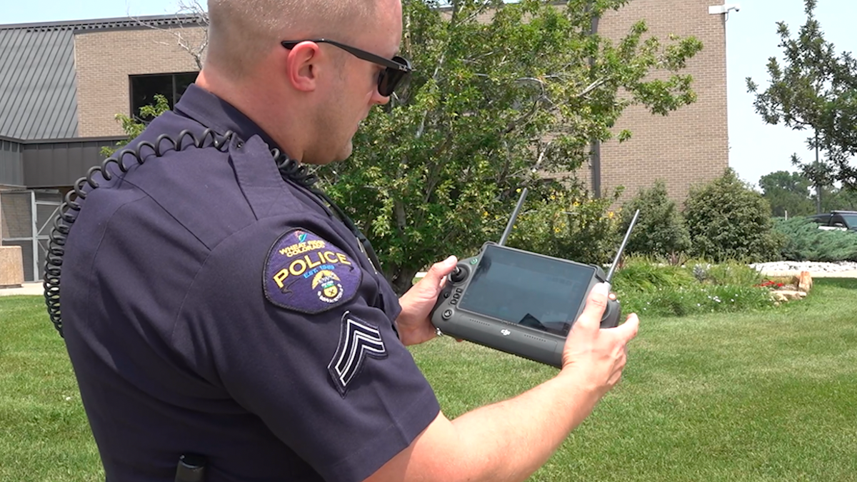 New drone technology supports police in patrol duties.