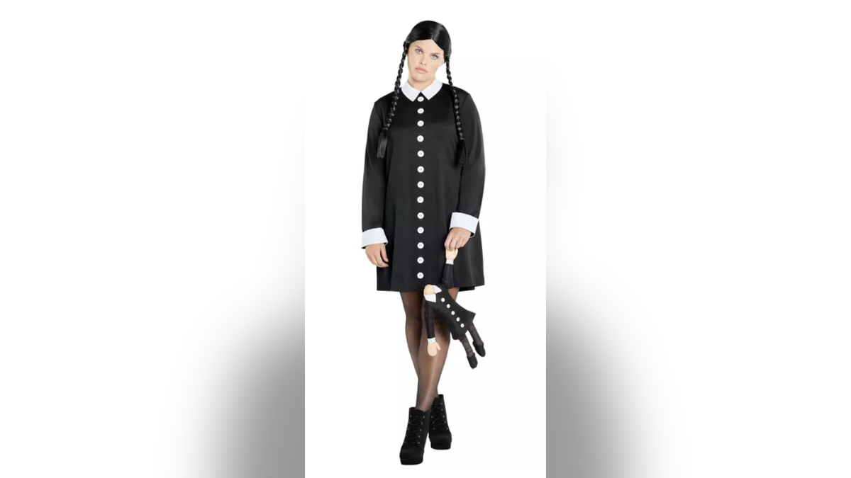 With the next season of Wednesday coming out soon, go as Wednesday Addams for Halloween. 