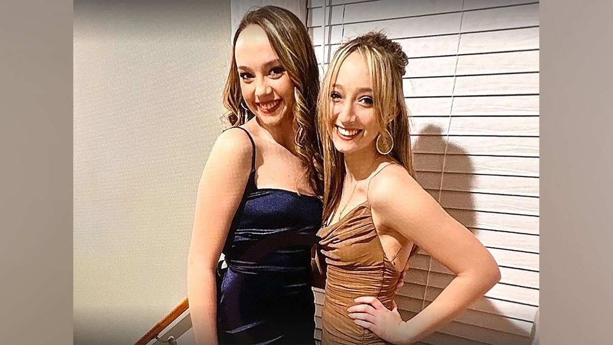 Sisters pose together