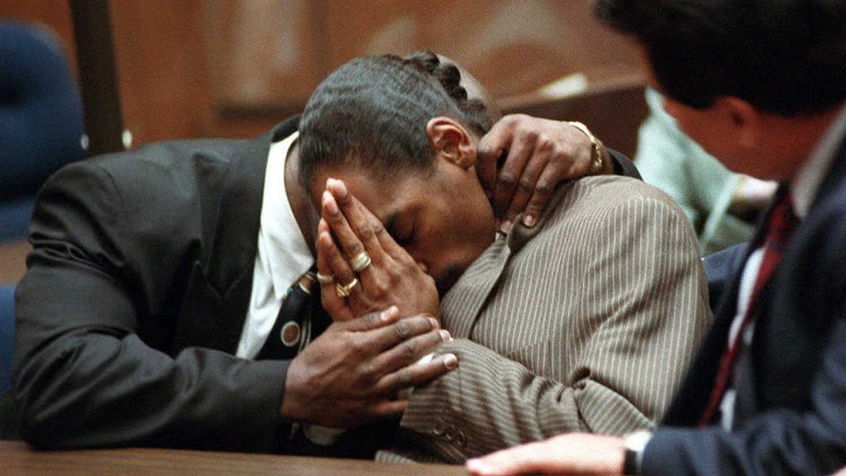 Snoop Dogg reaccionando al veredicto del juicio en 1996