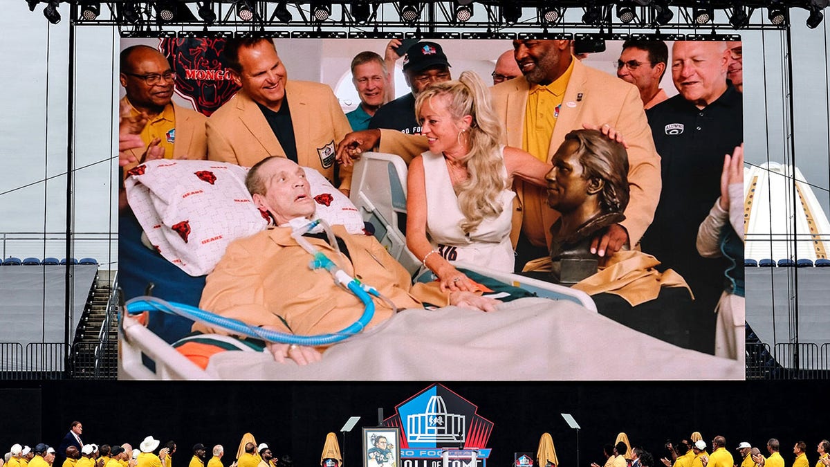 Steve McMichael in the hospital bed