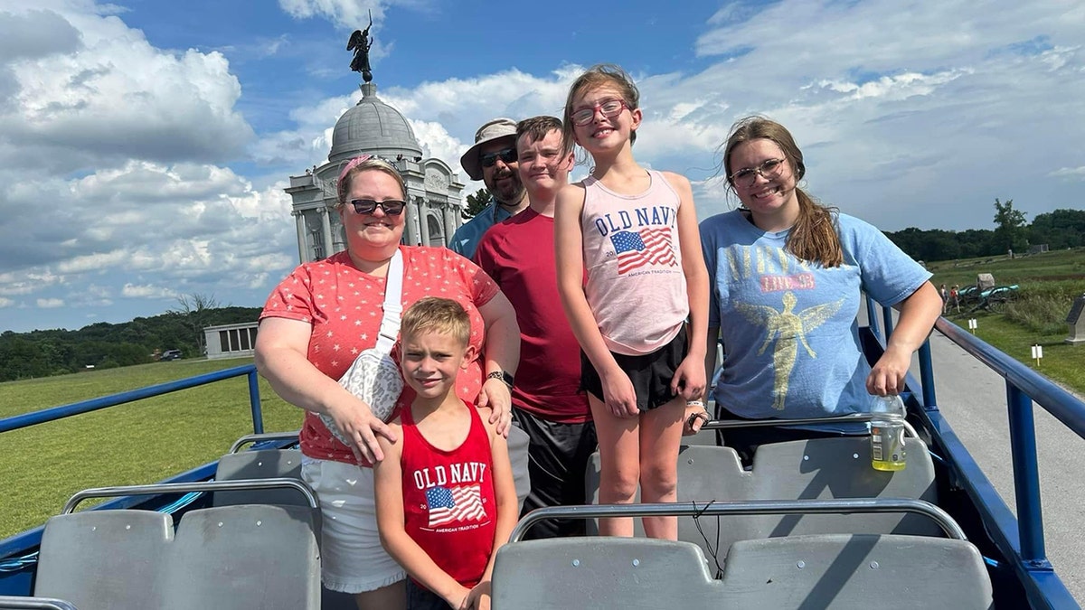 La familia Padgett tiene muchas primicias viajeras que espera tachar de su lista de deseos. Hace poco visitaron Gettysburg, Pensilvania.