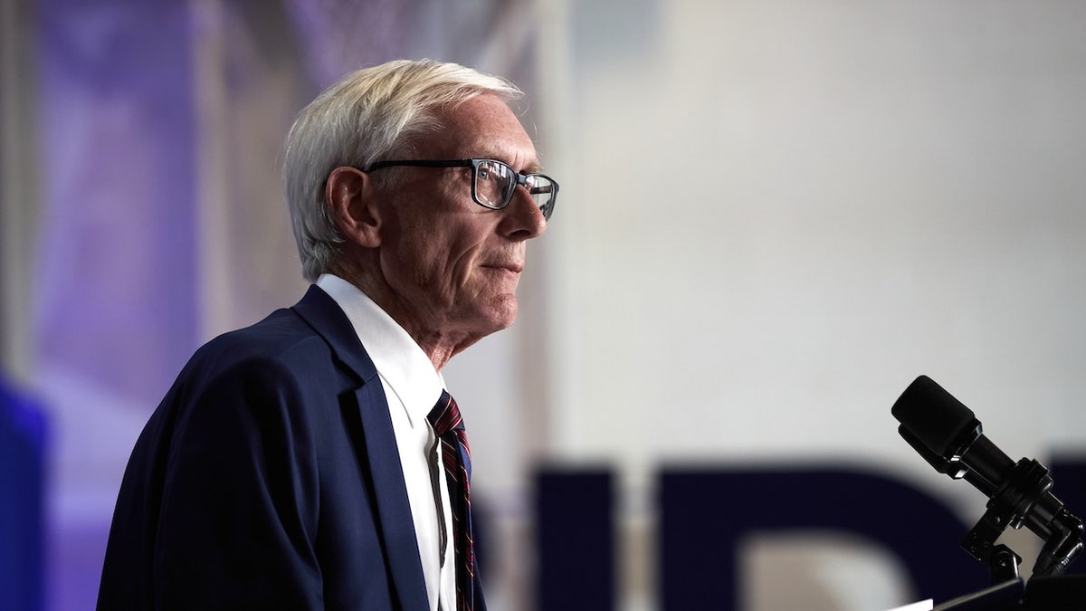 Tony Evers, Governor Wisconsin, during the campaign