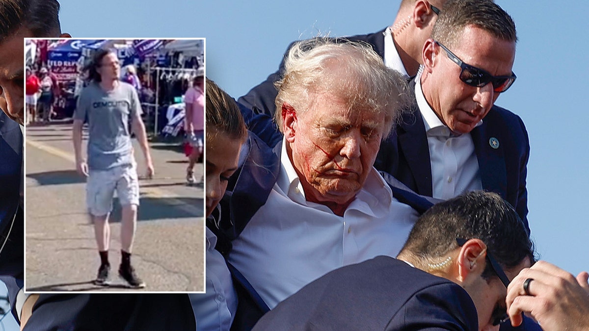 The fraudsters walk and Trump after he was shot