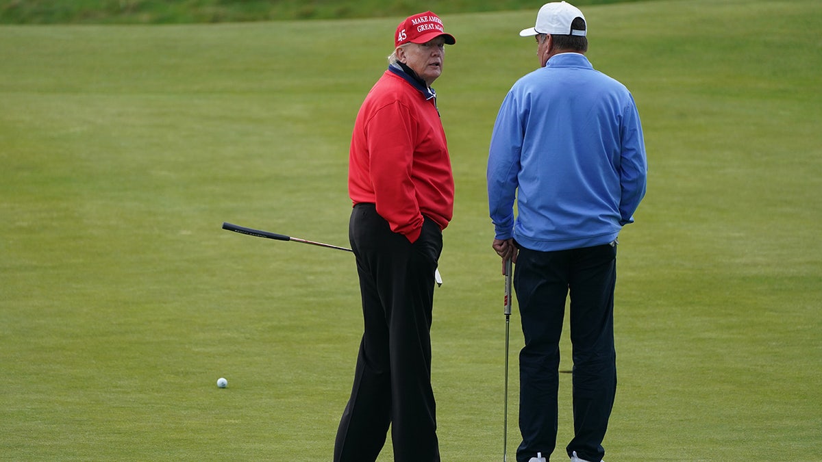 Trump competes at Turnberry