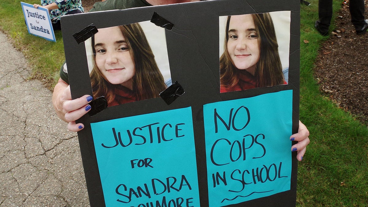 Sandra Birchmore face on posters