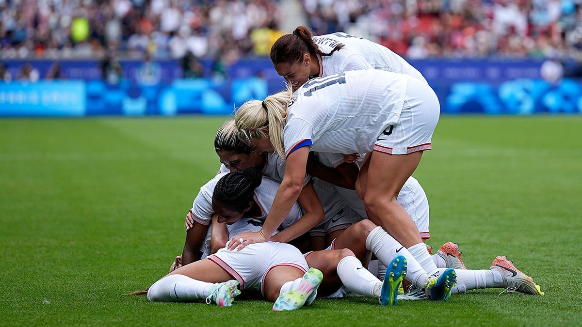 Team USA celebrates